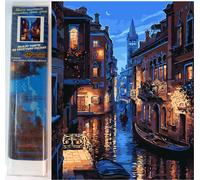 Pittura con diamanti Canale di Venezia 30x40 cm