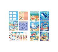 Pittura con libri d'acqua per il, libro da colorare acquerello per | Riutilizzabile Magic Painting Book Toy - Stoccaggio Stuffers Carta da colorare per i viaggi a casa