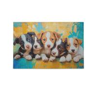 Pittura Cuccioli Puzzle per Adulti 500 Piecing Gioco Sfidante Giocattoli