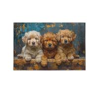 Pittura Cuccioli Puzzle Unico Gioco Famiglia 500 Piecing