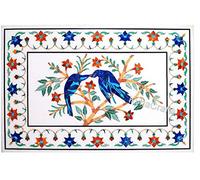 Pittura da parete in marmo con opera dipinta a mano, 91 x 121 cm, con asole per riunioni, piano in marmo per divano, decorazione domestica, piano in pietra Dura Art con look reale