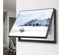 Pittura Decorativa della Scatola di Distribuzione Pittura, Decorazione della Copertura del Pannello Distribuzione Contatore Flip,Coperchio per Scatola Elettrica Scatola,02,40x30cm