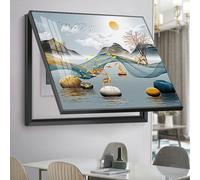 Pittura Decorativa della Scatola di Distribuzione Pittura, Decorazione della Copertura del Pannello Distribuzione Contatore Flip,Coperchio per Scatola Elettrica Scatola,16,50x40cm
