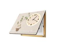 Pittura Decorativa Per Scatola Contatore Elettrico, Pittura Decorativa Di Contatore Elettrico Con Orologio, Pittura Murale Per Scatole Di Circuito Verticali(A,72 * 56cm)