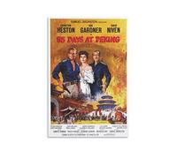 Pittura di opere d'arte su tela 60 * 80cm Senza Cornice 55 Days at Beijing Movie Posters Room Decor for Teens Girls Wall Paintings Home Decor Kitchen