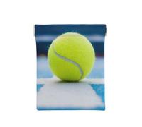 Pittura di palline da tennis, Spremere il portafoglio superiore da donna Borsa portaoggetti Piccola portamonete Portamonete