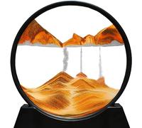 Pittura Di Sabbia, Che Scorre Quadro Sabbia Movimento Sabbia Dinamica 3d Hourglass Deep Sea Sandscape Display Decorazioni, Oasis Mini Per La Casa e l'Ufficio Giocattoli Da Scrivania Per Adulti