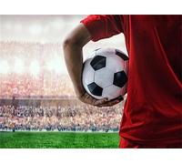 Pittura Diamante 5d Fai da Te, Campo di calcio di calcio Kit pittura diamanti 5D, Pieno Strass Diamantini Ricamo punto croce,Diamante Painting Artigianato Artistico per Casa Decorazione 35x45cm