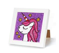 Pittura Diamante Kit, 5D Diamond Painting Pit Unicorno con Cornice，Pittura Diamante Fai da Te Unicorno ，Pittura Diamante Bambini，5d Diamond Art Painting Kits Sonic for Kids for Home Decor e Regalo