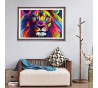 Pittura Diamante Leone 5D