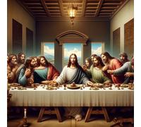 Pittura Diamante L'Ultima Cena 30x40 cm