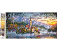 Pittura Diamante Residenza sull'Isola 80x40cm