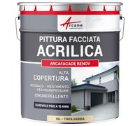 Pittura Facciata Acrilica per Intonaco 10 L Tono Sabbia
