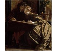 Pittura fai da te con i numeri, per adulti, Frederic Leighton, la luna di miele del pittore, kit di pittura per adulti, tela da regalo, artigianato per la decorazione della casa