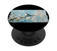 Pittura giapponese Uccello Vintage Birdwatching Giappone Art PopSockets PopGrip Adesivo