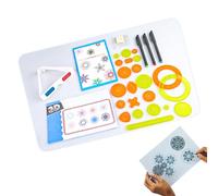 Pittura girevole, 3D a , rifornimenti multifunzionali per il libero creativo in carta, modello di pittura educativa per regalo famiglia compleanno viaggio scuola casa