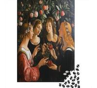 Pittura italiana Puzzle 1000Pcs Figures with Fruit And Fiores Decorazione Per La Casa. Rilassamento E Intelligence Per Adulti E Bambini Da 14 Anni 38x26cm/1000pcs