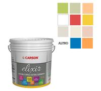 Pittura lavabile extra coprente Idropittura Murale Interni Esterni Carson Elixir