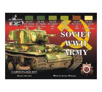 Pittura Mimetico Set Russian Army LIFECOLOR Cs23 Modellino Char Promo