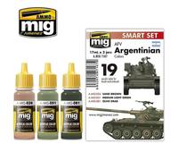 Pittura Modellino Afv Argentinian Colors Set Mig Jimenez Munizioni Amig7167