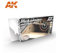 Pittura Modellino Black Interiors And Crema Bianco AK INTERACTIVE Ak9010