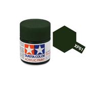 Pittura Modellino Xf-61 Dark Verde Flat - 23ml Bottle TAMIYA 81361 Char