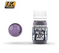 Pittura Modello Xtreme Metal Viola Metallico 30Ml Ak Interactive Ak674 Modello