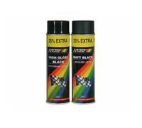 Pittura Motip Nero Lucido 500Ml Per Moto Ricambi Accessori Parti