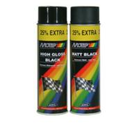 Pittura Motip Nero Satinato 500Ml Per Moto Ricambi Accessori Parti