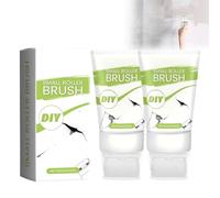 Pittura murale bianca, 2 pezzi, piccola spazzola per rullo da parete, per riparazioni rapide da parete, facile da nascondere gli errori, rinnovamento delle escursioni con colore tampone, pratica