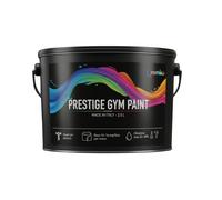 Pittura Murale Nero Premium Per Palestre Super Lavabile