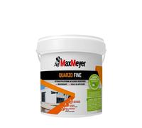 Pittura murale per esterno MaxMeyer Quarzo Fine bianco 4 lt Bianco