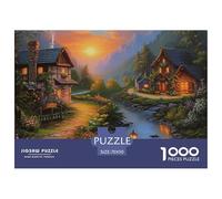 Pittura paesaggio Puzzle 1000 Piezas Rompecabezas 70x50cm/1000pcs Regalos Para Adultos Y Niños DIY Juegos Únicos De Desafío