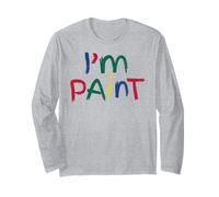 Pittura per Dita Combo I Love to Finger Paint - I'm Paint Couple Maglia a Manica