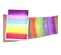 Pittura per il corpo e il viso a base d'acqua di grado professionale, palette per torte spezzate, , non tossica, ipoallergenica, per Halloween, costumi cosplay, feste, festival, (ventitré)