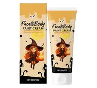 Pittura per il corpo per adulti, colore crema lavabile a base d'acqua, accessorio per costume da trucco a lunga durata per adulti e bambini, cosplay, feste di Halloween, teatro, palcoscenico, Natale