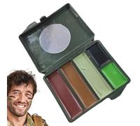 Pittura per il viso mimetica a olio, per caccia, paintball, softair, 5 colori