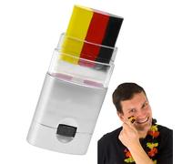 Pittura per il viso Pride, Stick per pittura per il viso, Penna con stampa bandiere nazionali in 3 colori, Pittura per , pennarello lavabile per Pride per feste di calcio, eventi nazio