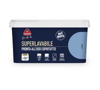 Pittura per interni antimuffa Boero Superlavabile avio 2,5 l Azzurro