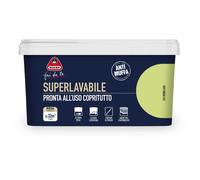 Pittura per interni antimuffa Boero Superlavabile verde laos 2,5 l Verde