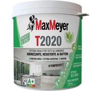 Pittura per Interni Traspirante T2020 Igienizzante, Resistente Ai Batteri Bianco