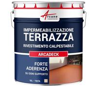 Pittura Resina Impermeabile per Terrazza Esterna 10 L Sabbia