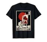 Pittura Ritratto Surreale Astronauta Cosmico Sci-Fi Umorismo Maglietta