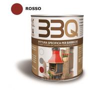 PITTURA SPECIFICA X BARBECUE IN MURATURA COLORE ROSSO BOLOGNA LT 1 PER ESTERNO