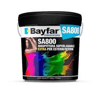 Pittura Superlavabile bianca per interni - Bayfar SA800 (4 Litri)