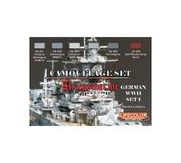 Pittura Tedesco Seconda Guerra Mondiale Kriegsmarine N.1-6x22 ML Acrilico Color