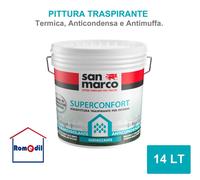PITTURA TERMICA ANTICONDENSA SUPERCONFORT SAN MARCO BIANCA COPRENTE ANTIMUFFA