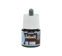 Pittura tessile - PÃ©bÃ©o - SetaSilk - 45 ml - Colore Castagna - Pittura su seta
