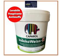 Pittura vernice traspirante antimuffa lavabile BIANCA per interni murale 14 5 lt