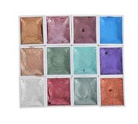 Pitture ad acquerelli con 12 set di pigmenti per acquerelli solidi glitter metallici assortiti professionali per schizzi di pittura(luccichio) Other Art Supplies